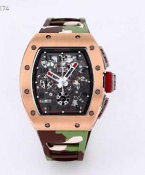 리차드밀 2023 RM011 FM 카모스트랩 시계 워치